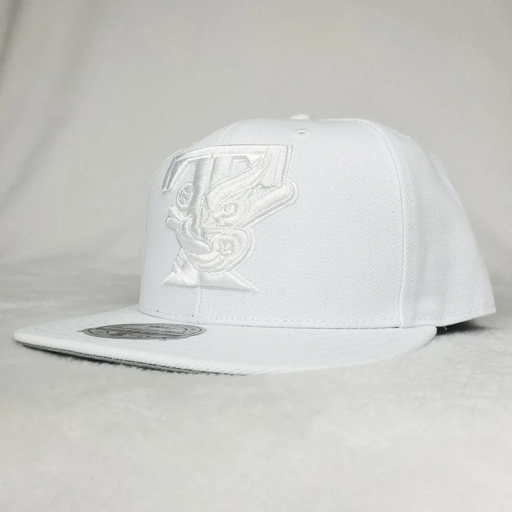 Toronto Blue Jays Mitchell & Ness MLB Fitted 7 3/4 Liberty Fit Hat Cap White NWT